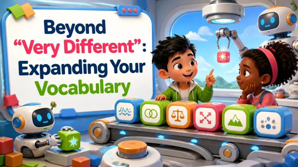 another way to say very different