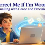 how to say correct me if im wrong in an email
