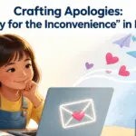 how to say sorry for the inconvenience in an email