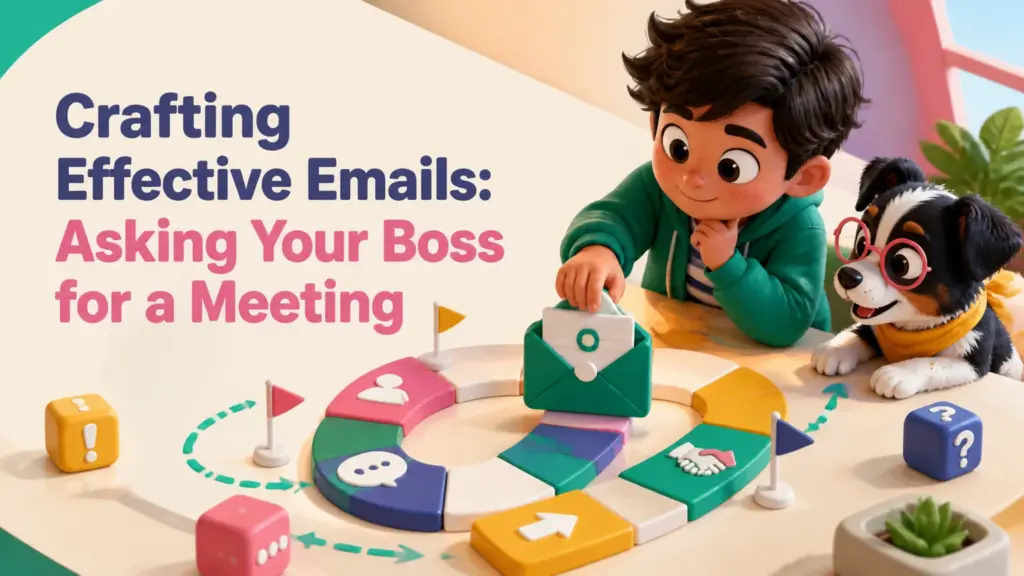 how to ask your boss for time to talk in an email