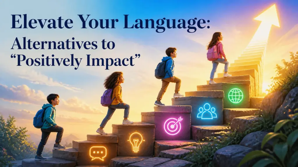another way to say positively impact