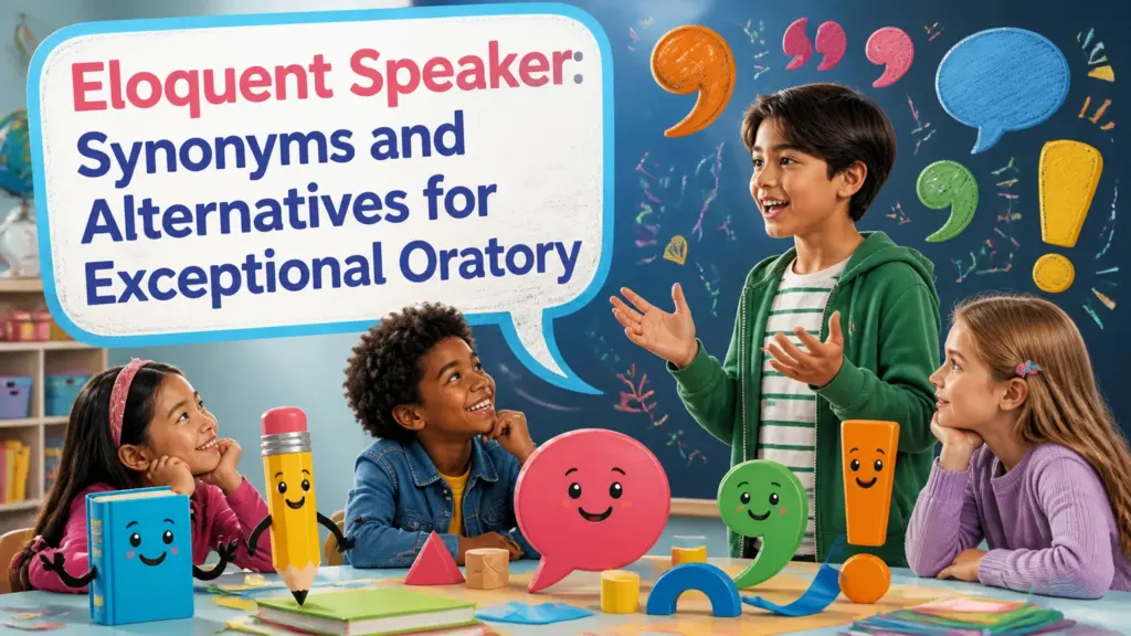 another way to say eloquent speaker