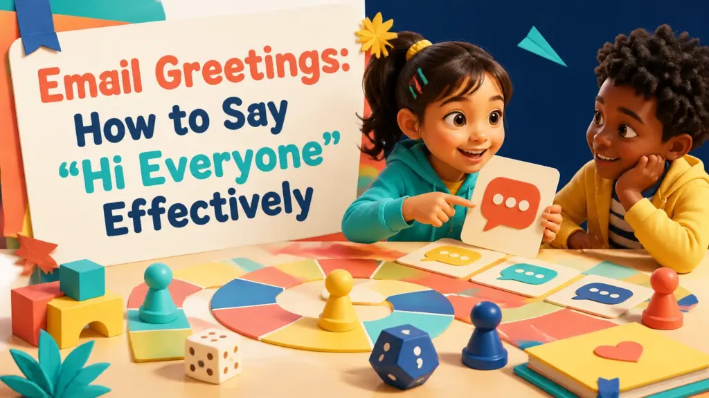 how to say hi everyone in an email