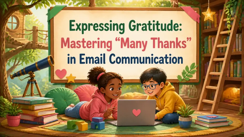 how to say many thanks in an email