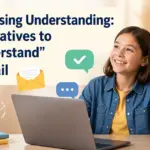how to say i understand your point in an email