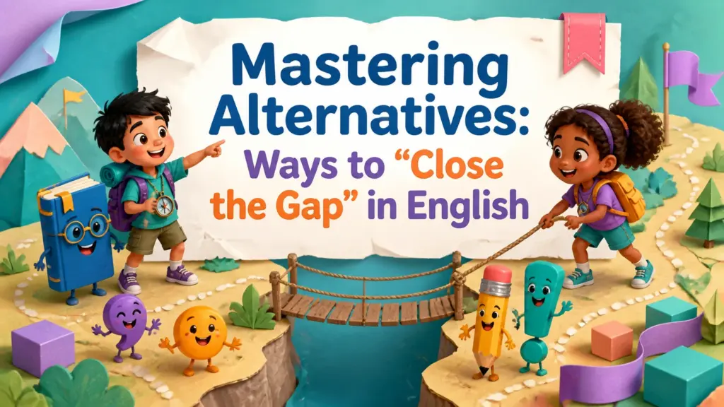 another way to say close the gap