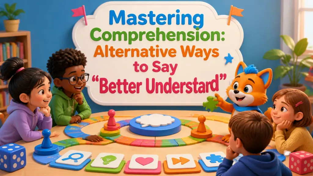 another way to say better understand