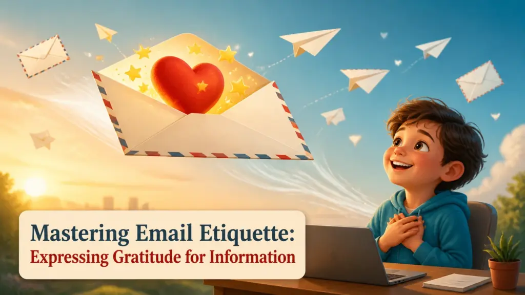 how to say thank you for the information in an email