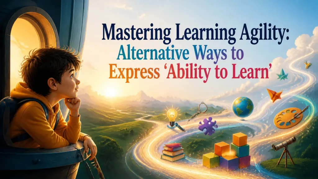 another way to say ability to learn