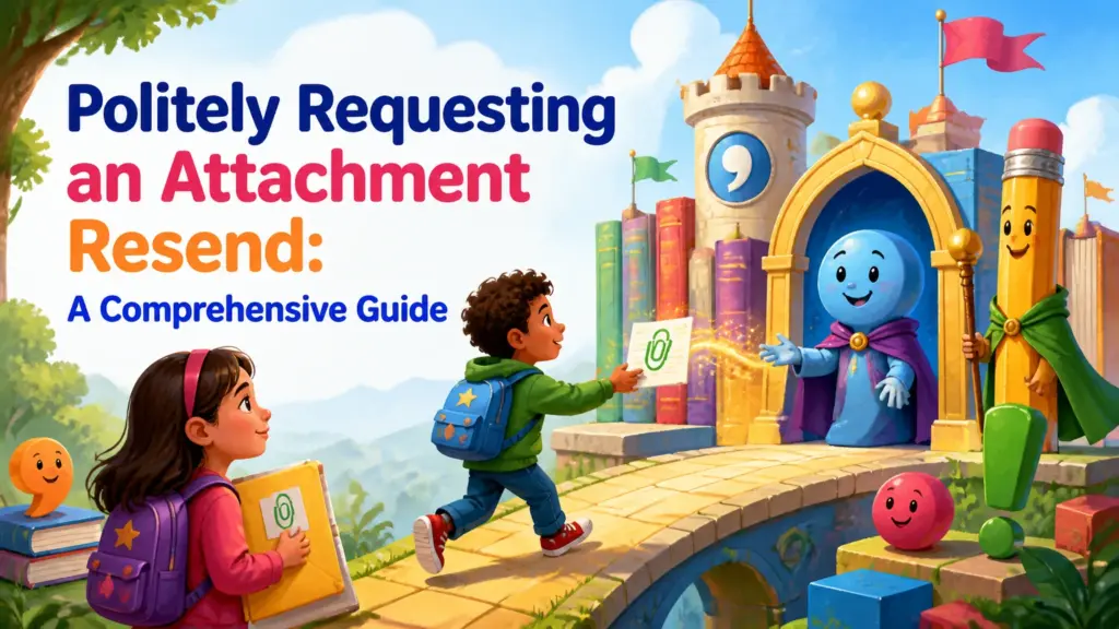 how to ask someone to resend an attachment