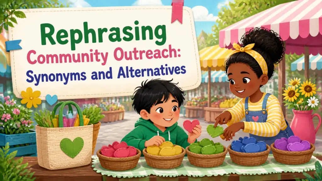 another way to say community outreach