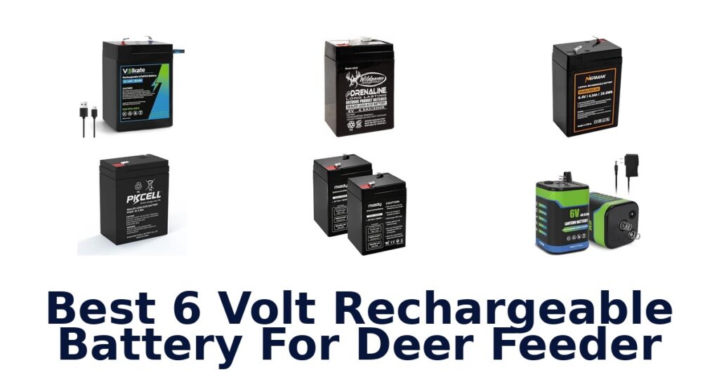 Best 6 Volt Rechargeable Battery For Deer Feeder