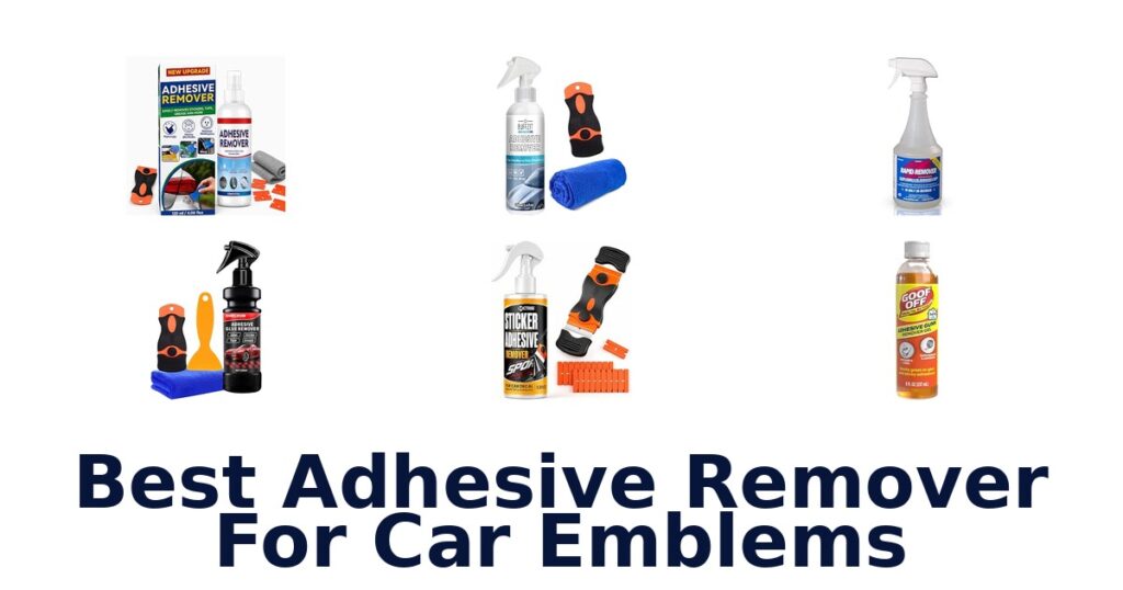 Best Adhesive Remover For Car Emblems