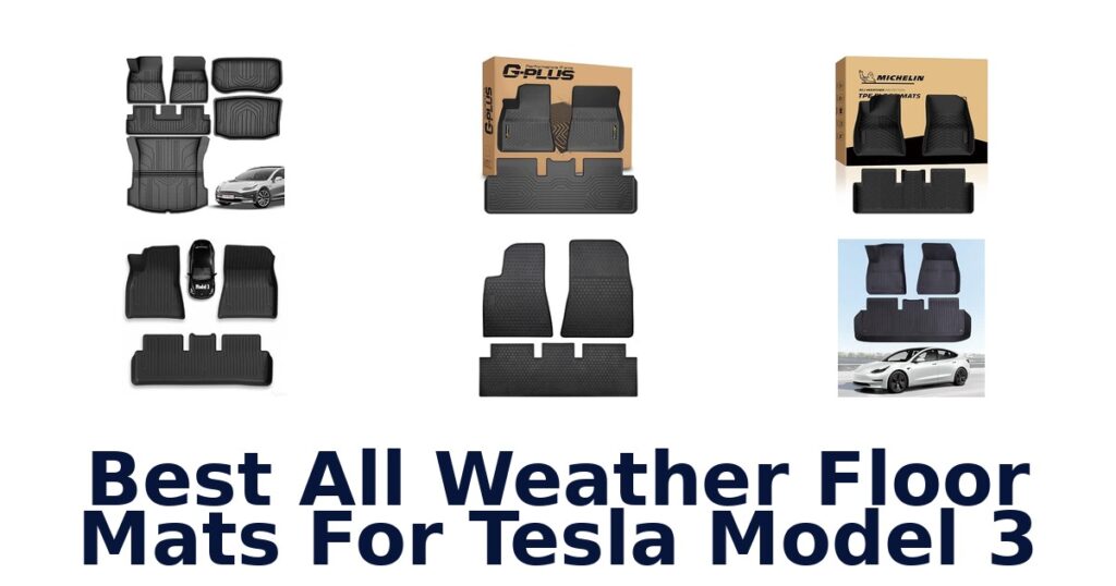 Best All Weather Floor Mats For Tesla Model 3