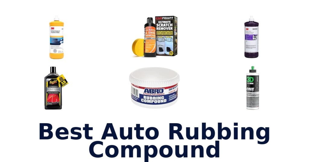 Best Auto Rubbing Compound