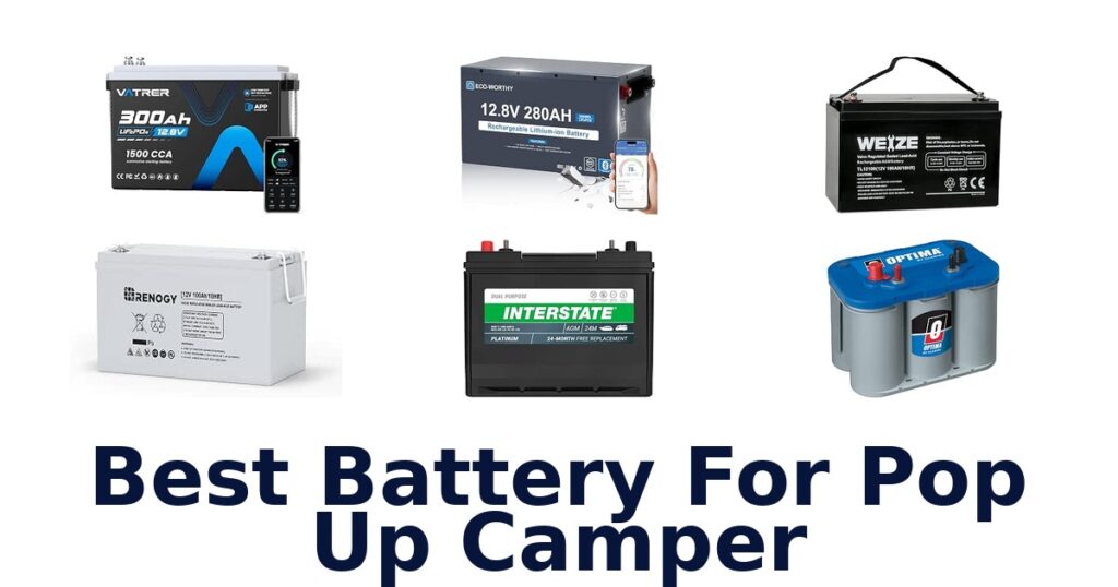 Best Battery For Pop Up Camper