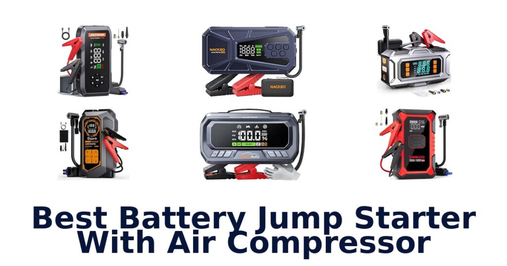 Best Battery Jump Starter With Air Compressor