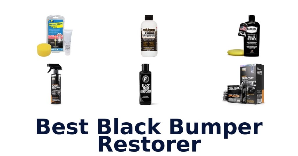 Best Black Bumper Restorer