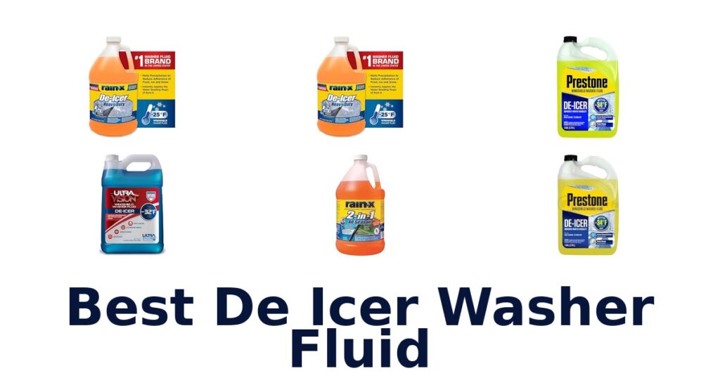 Best De Icer Washer Fluid