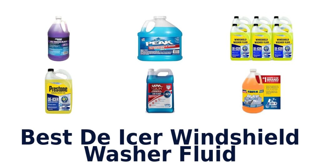 Best De Icer Windshield Washer Fluid