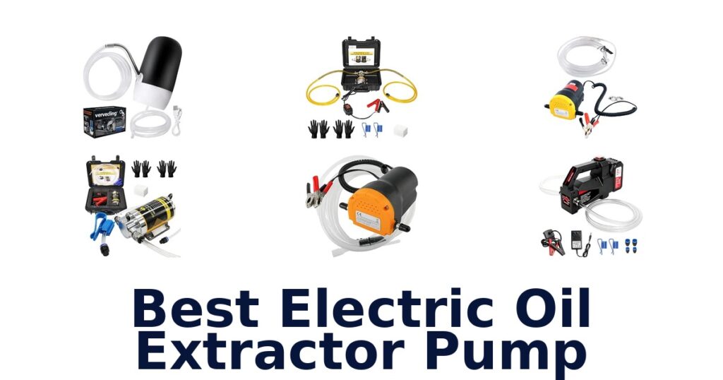 Best Electric Oil Extractor Pump