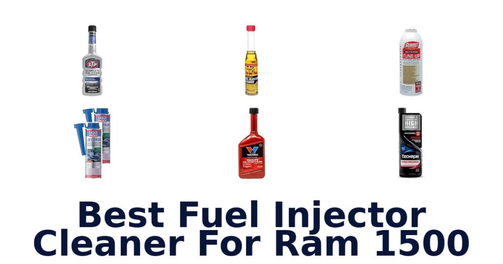 Best Fuel Injector Cleaner For Ram 1500