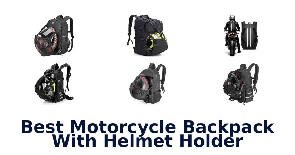 Best Motorcycle Backpack With Helmet Holder