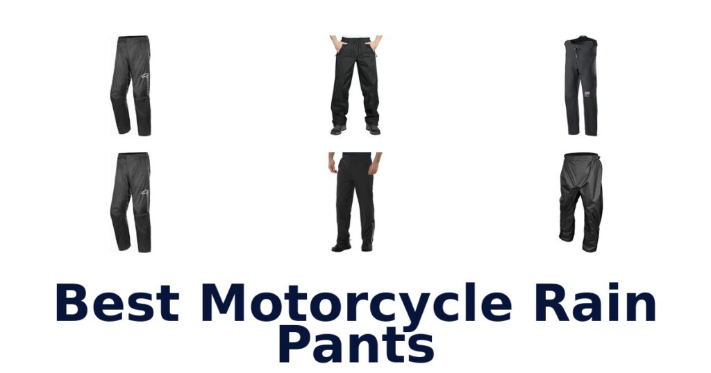 Best Motorcycle Rain Pants