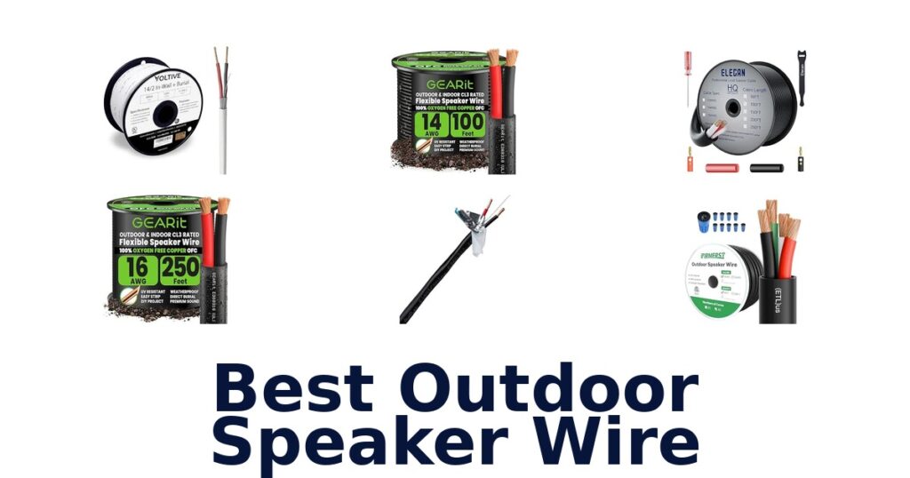 Best Outdoor Speaker Wire
