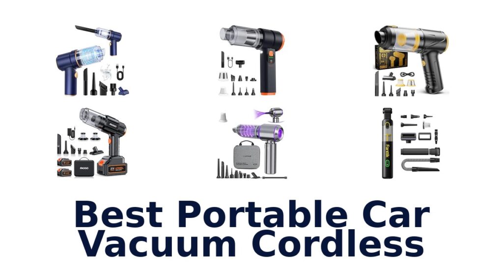 Best Portable Car Vacuum Cordless