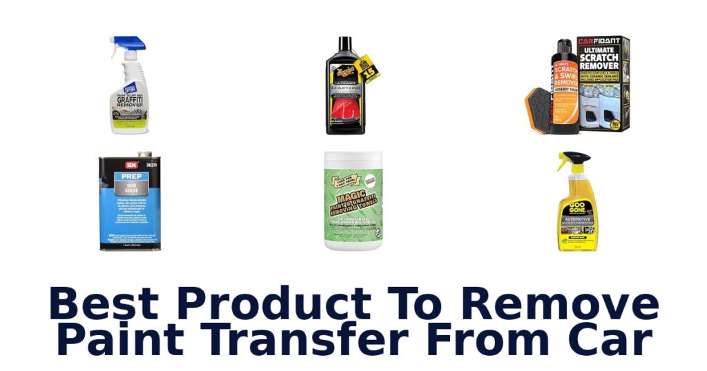 Best Product To Remove Paint Transfer From Car