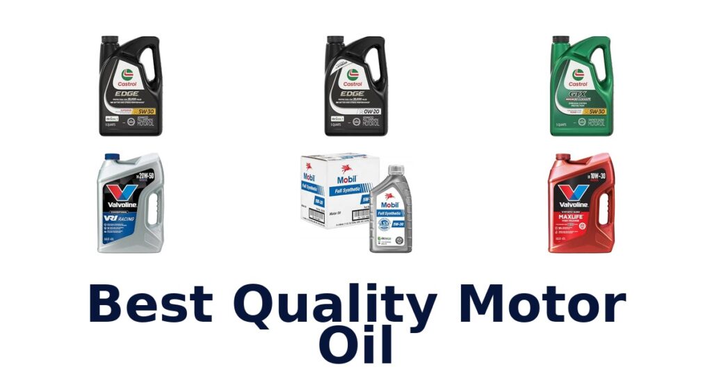 Best Quality Motor Oil