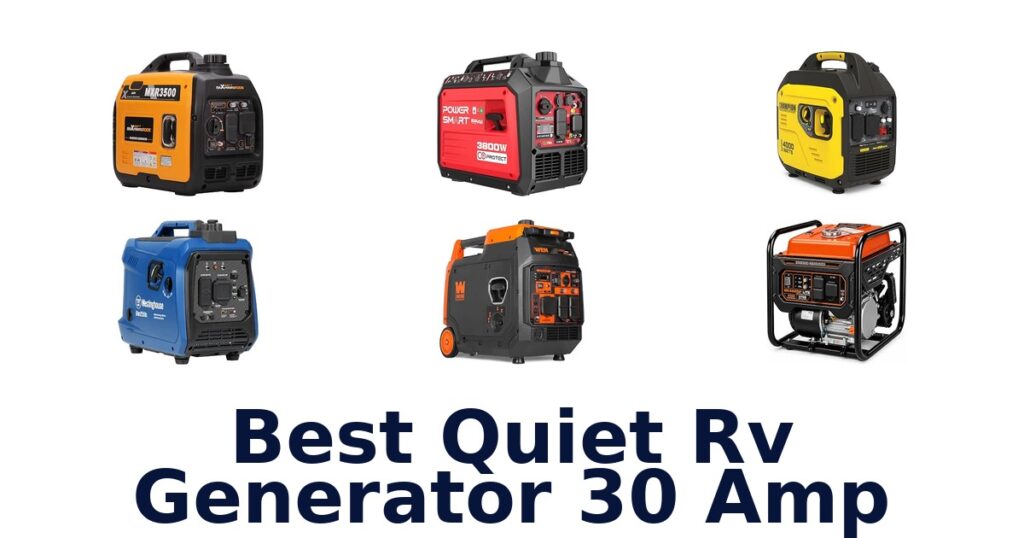 Best Quiet RV Generator 30 Amp