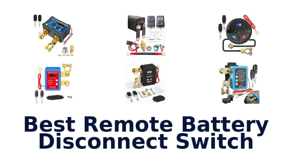Best Remote Battery Disconnect Switch