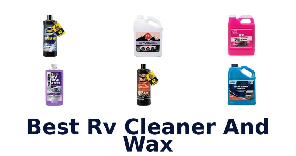 Best RV Cleaner And Wax