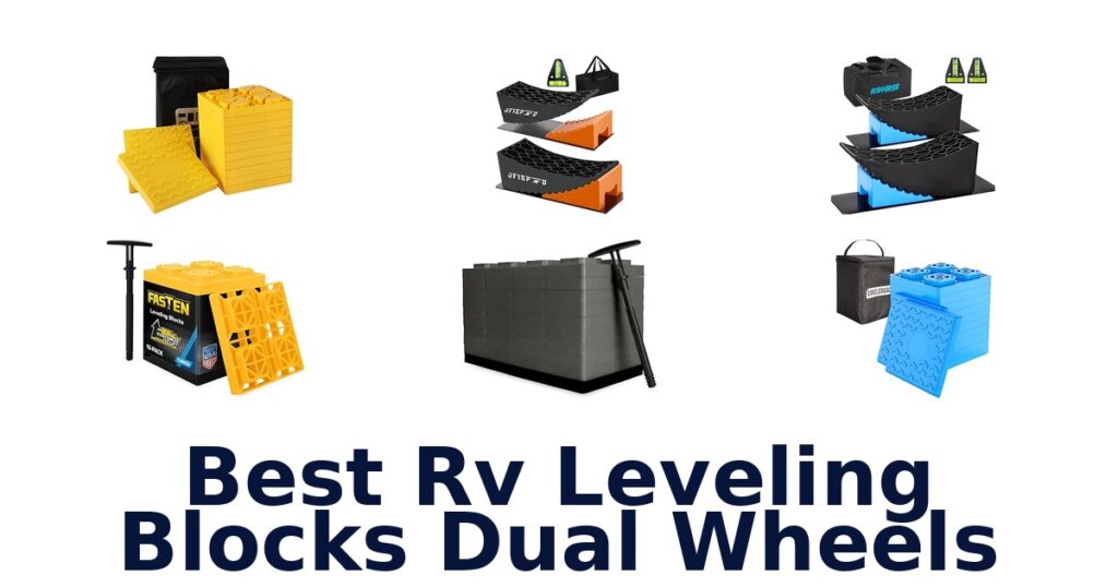 Best RV Leveling Blocks Dual Wheels