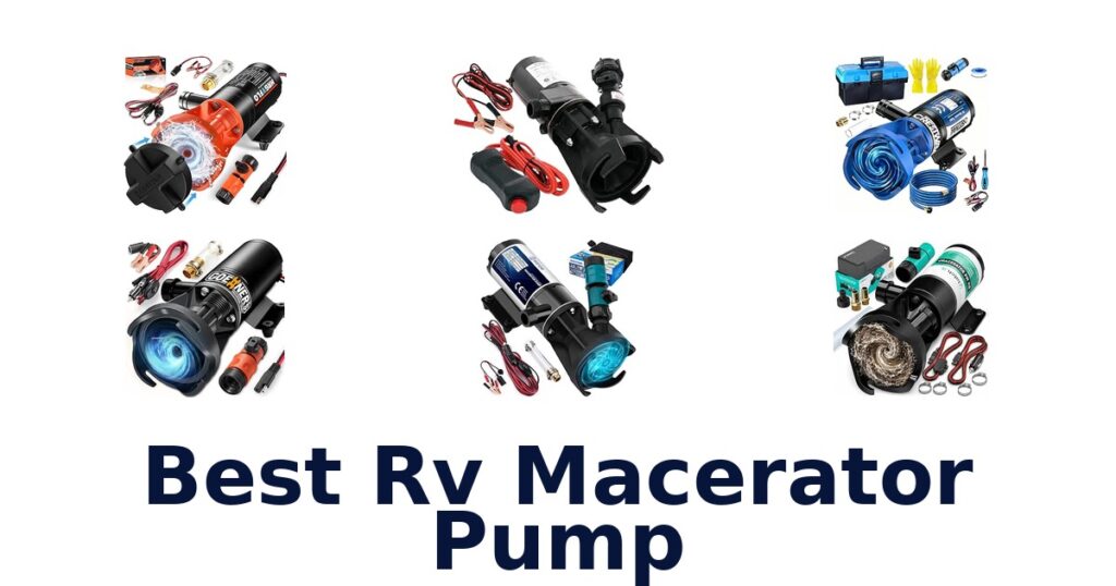 Best RV Macerator Pump