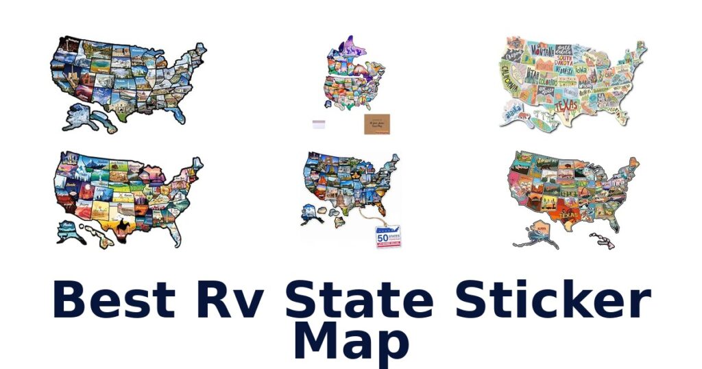 Best RV State Sticker Map