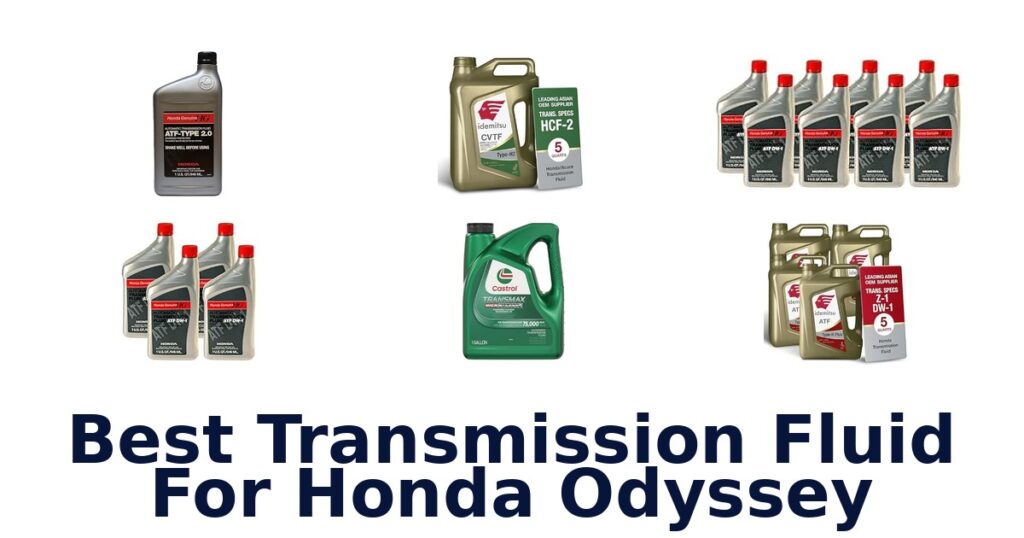 Best Transmission Fluid For Honda Odyssey