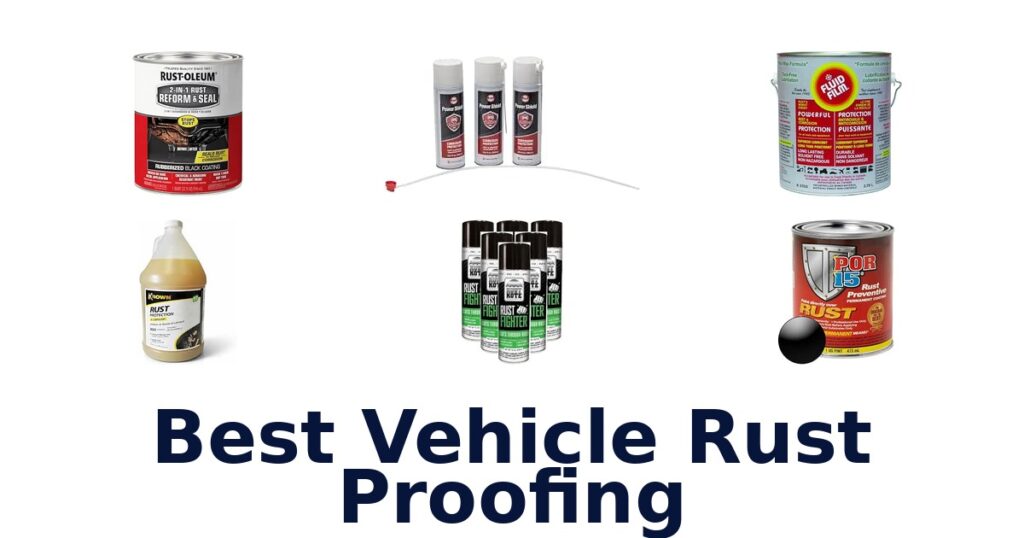 Best Vehicle Rust Proofing