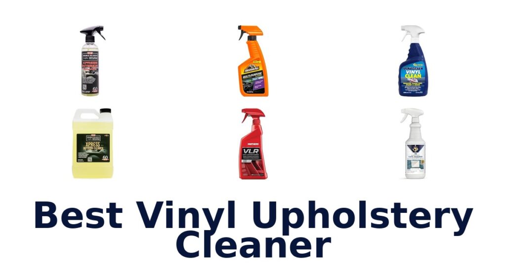 Best Vinyl Upholstery Cleaner