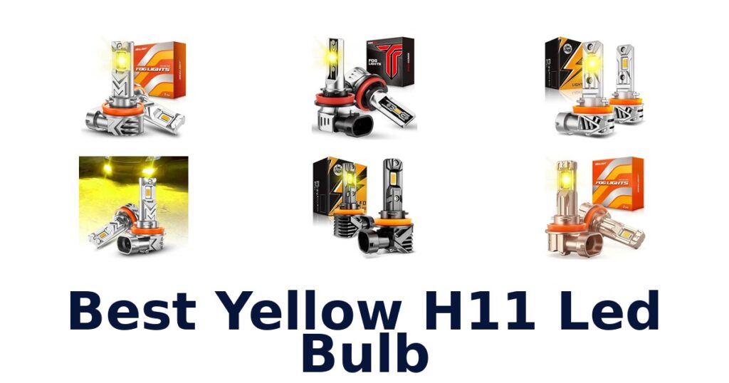 Best Yellow H11 Led Bulb